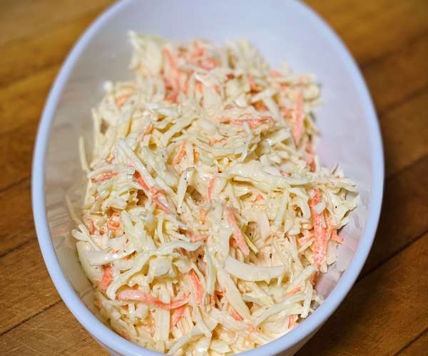 Our Homemade Coleslaw