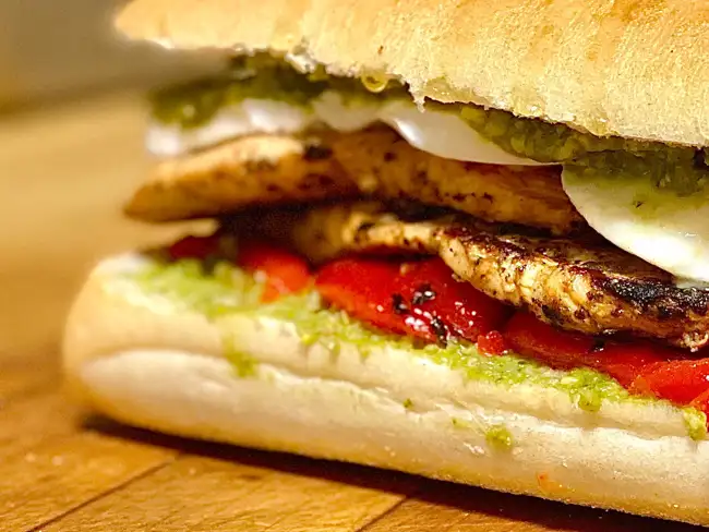 CHICKEN PESTO PANINI