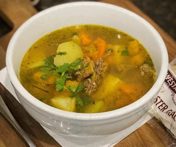 It's Back! Mom's Spanish Beef Soup 
